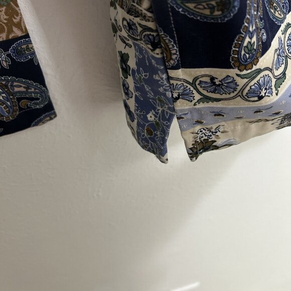 Cottagecore Floral Patchwork Jacket Blue Grandma Patchwork Country PS Tog Shop - Picture 8 of 10